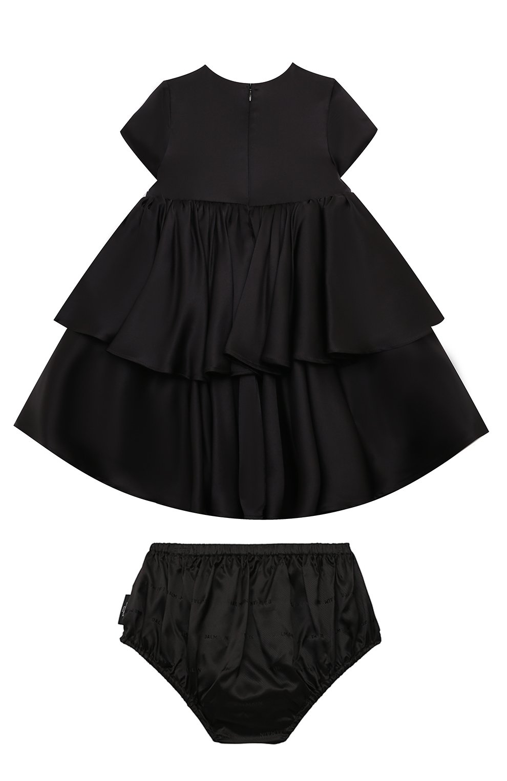 Комплект из платья и шорт BALMAIN черного цвета по цене 68950 руб., арт. BV1051., фото 2 Комплект из платья и шорт BALMAIN, арт. BV1051., фото 2