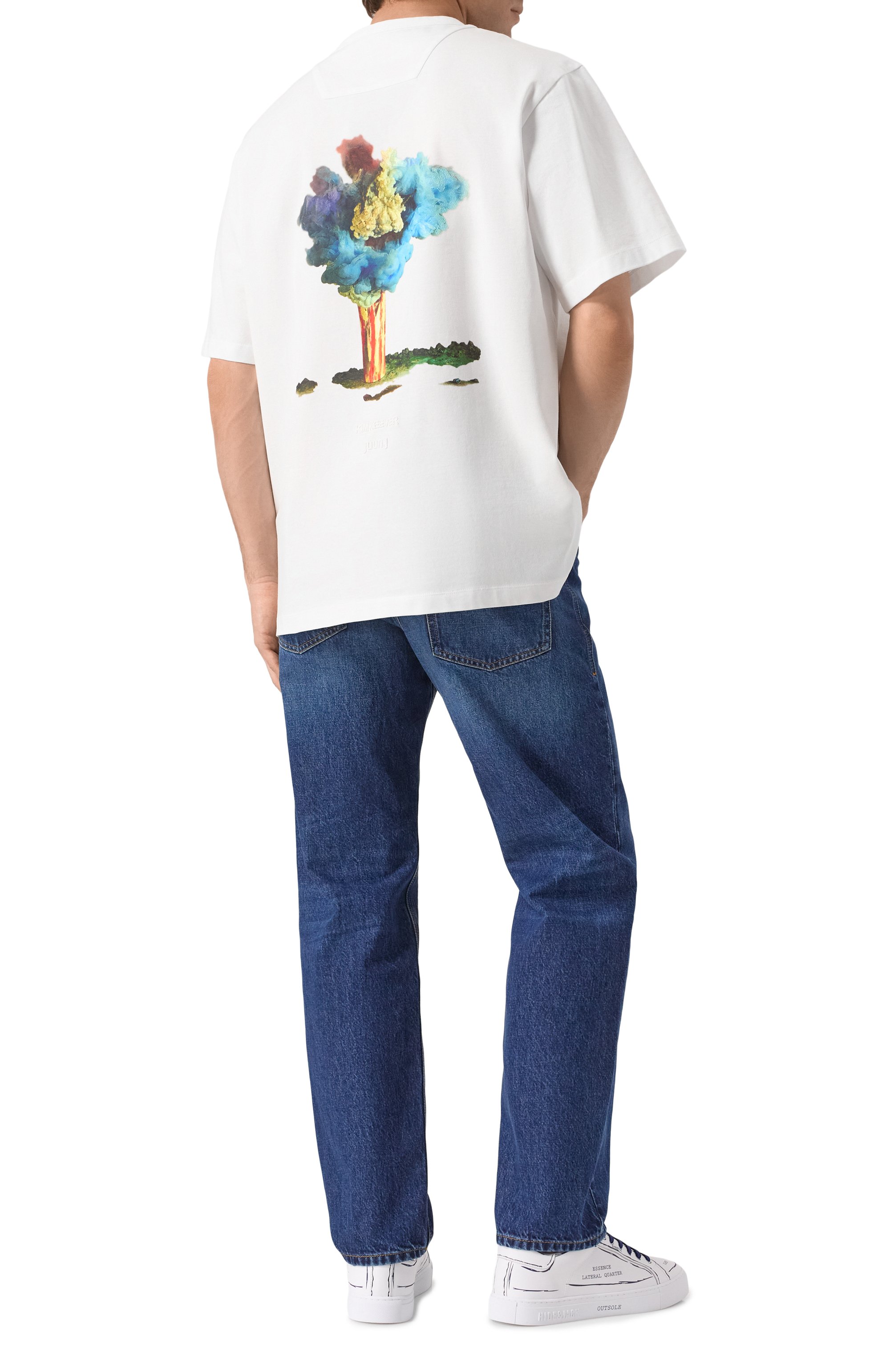 Хлопковая футболка JUUN.J белого цвета по цене 36200 руб., арт. JC5442P501, фото 2 Хлопковая футболка JUUN.J, арт. JC5442P501, фото 2