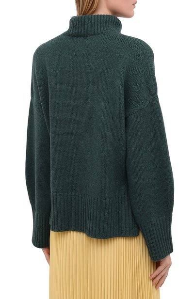 Кашемировый пуловер LORO PIANA зеленого цвета по цене 197000 руб., арт. FAI7129, фото 5 Кашемировый пуловер LORO PIANA, арт. FAI7129, фото 5