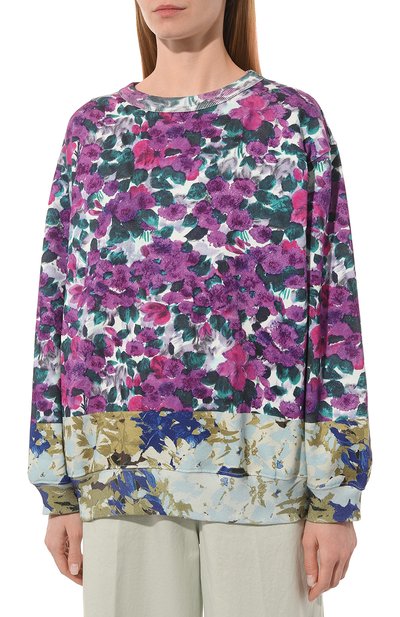 Хлопковый свитшот DRIES VAN NOTEN, арт. 231-031124-6632, фото 3