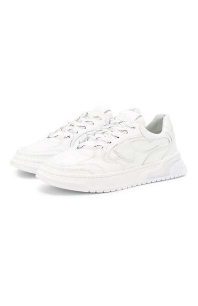 Кожаные кроссовки PHILIPPE MODEL белого цвета по цене 23050 руб., арт. SELD V005, фото 1 Кожаные кроссовки PHILIPPE MODEL, арт. SELD V005, фото 1