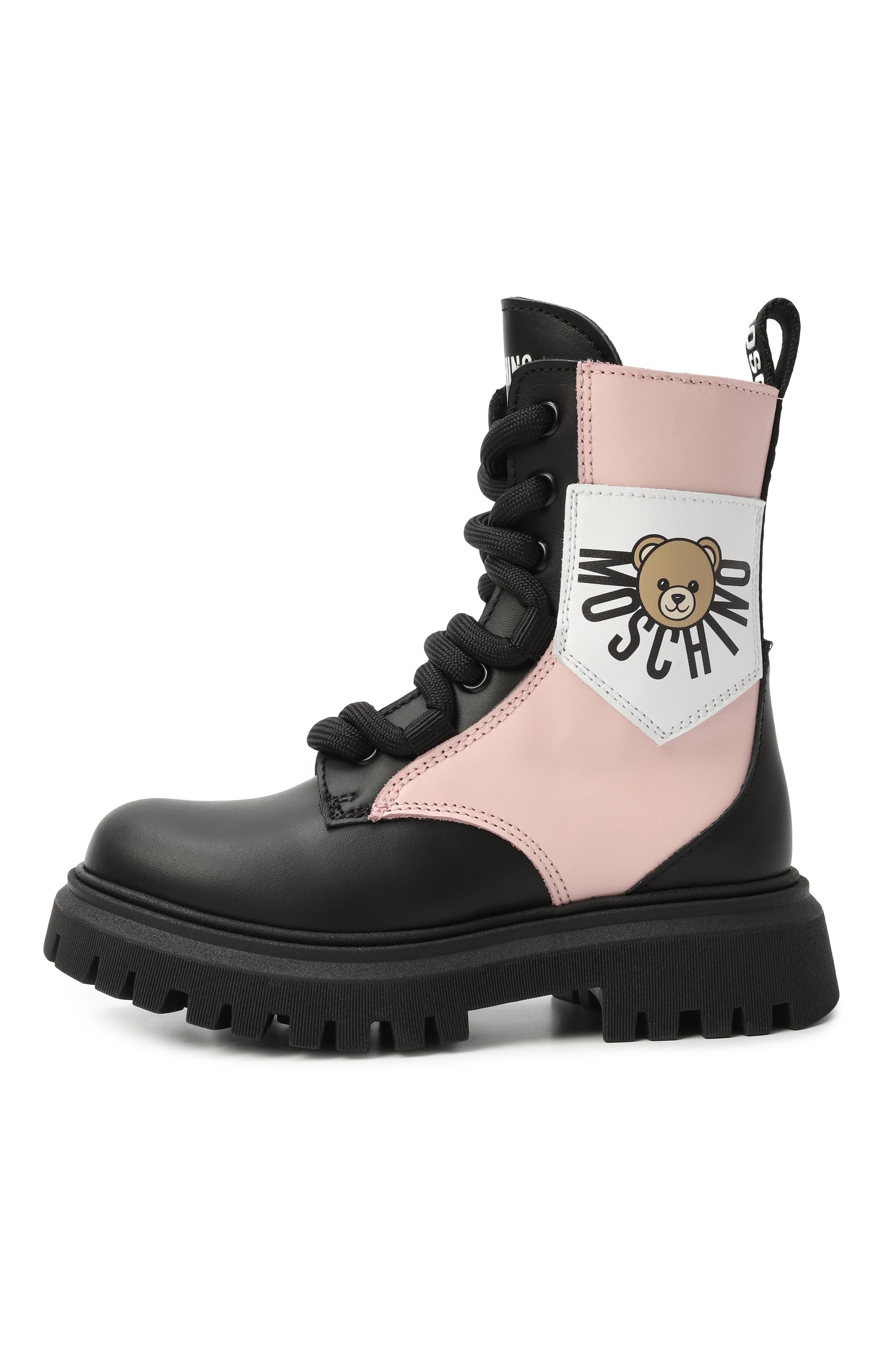 Кожаные ботинки MOSCHINO, арт. 81952/VAR4/28-35, фото 2