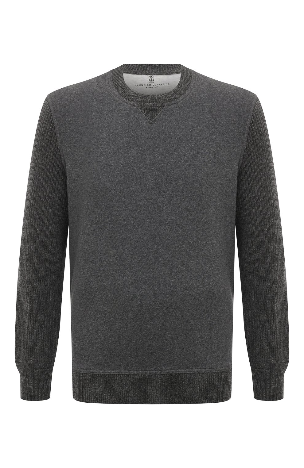 Хлопковый джемпер BRUNELLO CUCINELLI, арт. MTU23B2234, фото 1