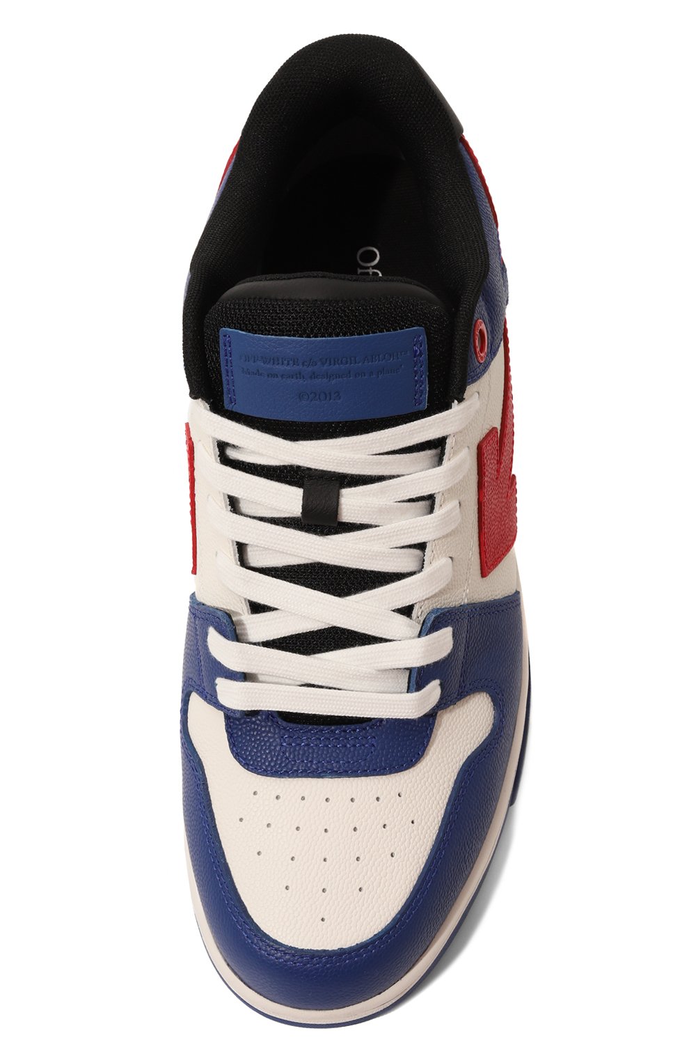 Комбинированные кеды out of office OFF-WHITE, арт. 0MIA189F24LEA00D4525, фото 6