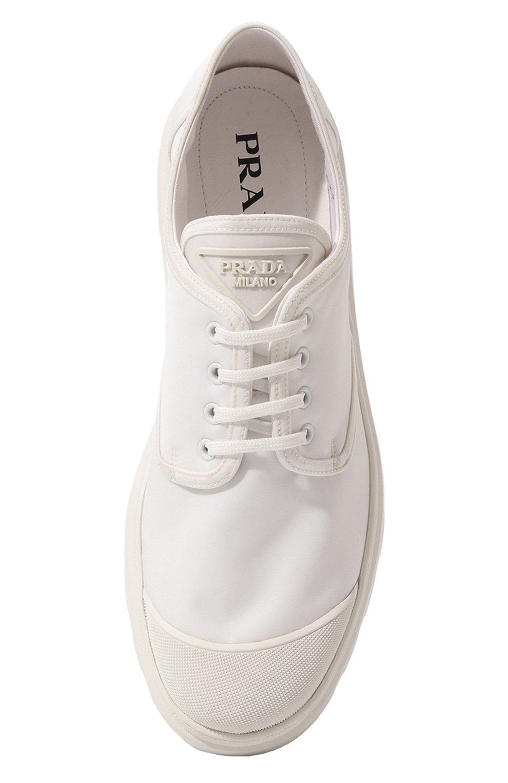 Дерби PRADA белого цвета по цене 76000 руб., арт. 2EG327-W08-F0009, фото 6 Дерби PRADA, арт. 2EG327-W08-F0009, фото 6