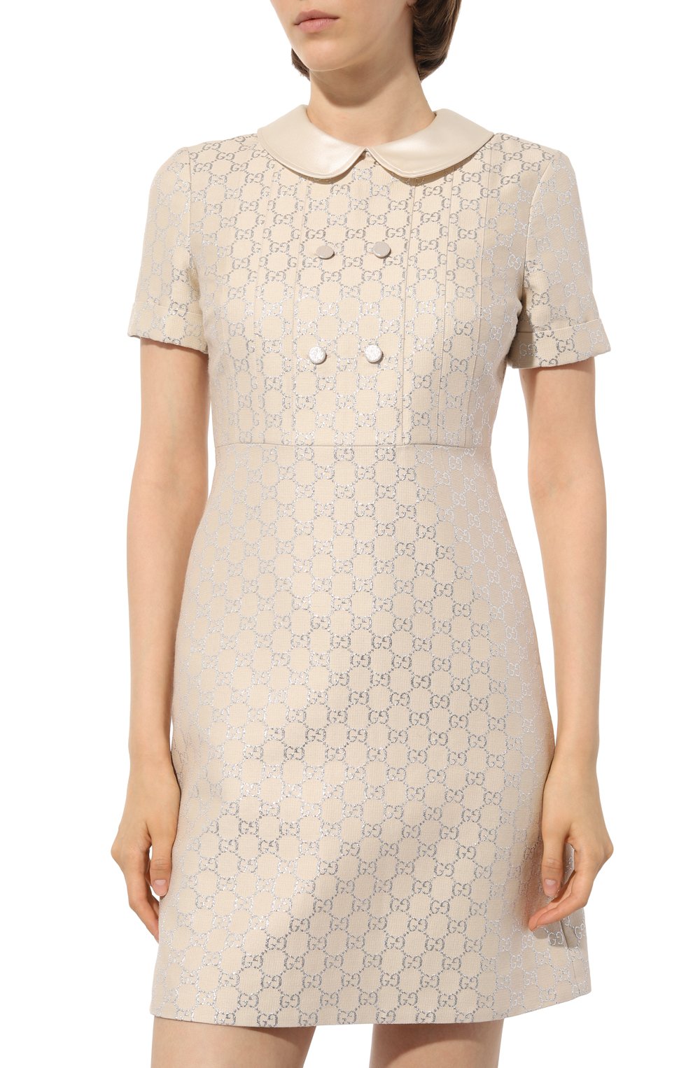 Платье из шерсти и шелка GUCCI, арт. 628947 ZAE07, фото 3