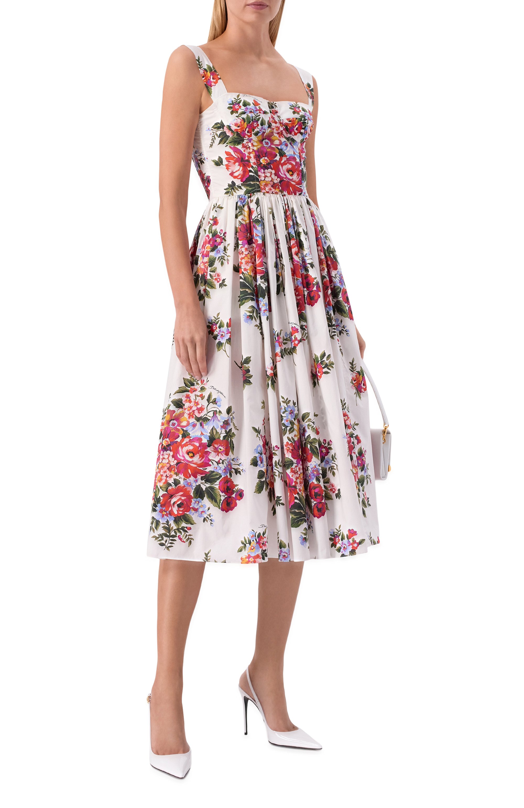 Хлопковое платье DOLCE & GABBANA, арт. F6TTGT/HS5UU, фото 2