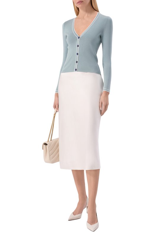 Кардиган из шелка и хлопка MVST M26.2PW.K222/Y201 Голубой  M26.2PW.K222/Y201 Фото 2