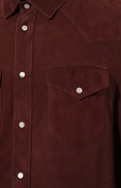 Замшевая куртка-рубашка BRUNELLO CUCINELLI, арт. MPCMI1721, фото 5