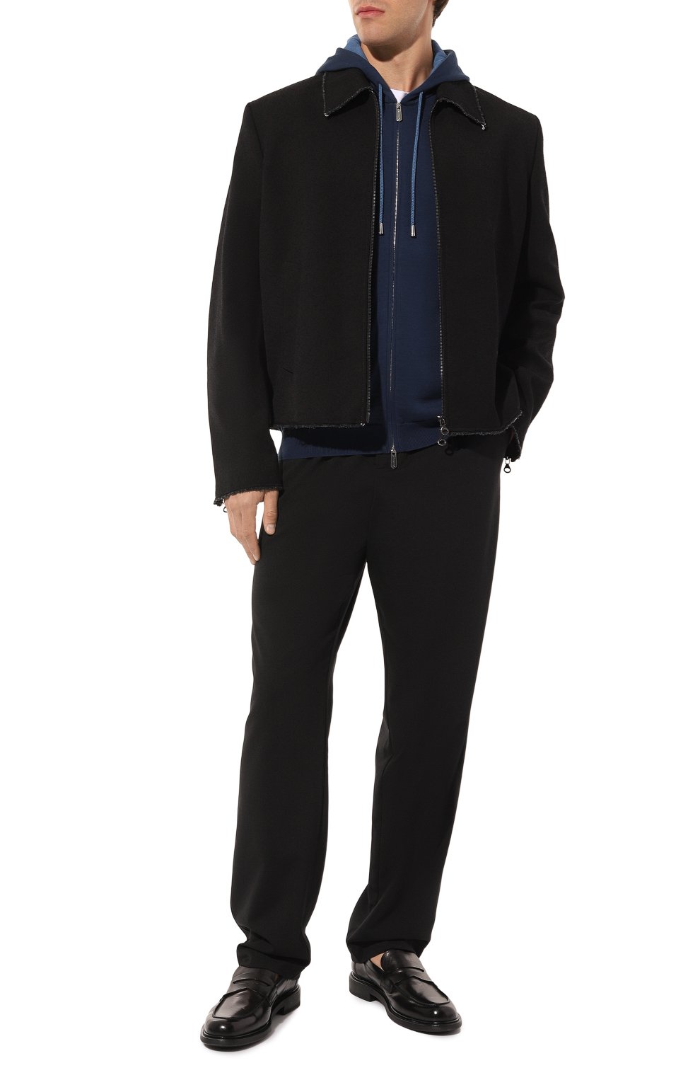 Кожаные пенни-лоферы PANTANETTI, арт. 16920F, фото 2