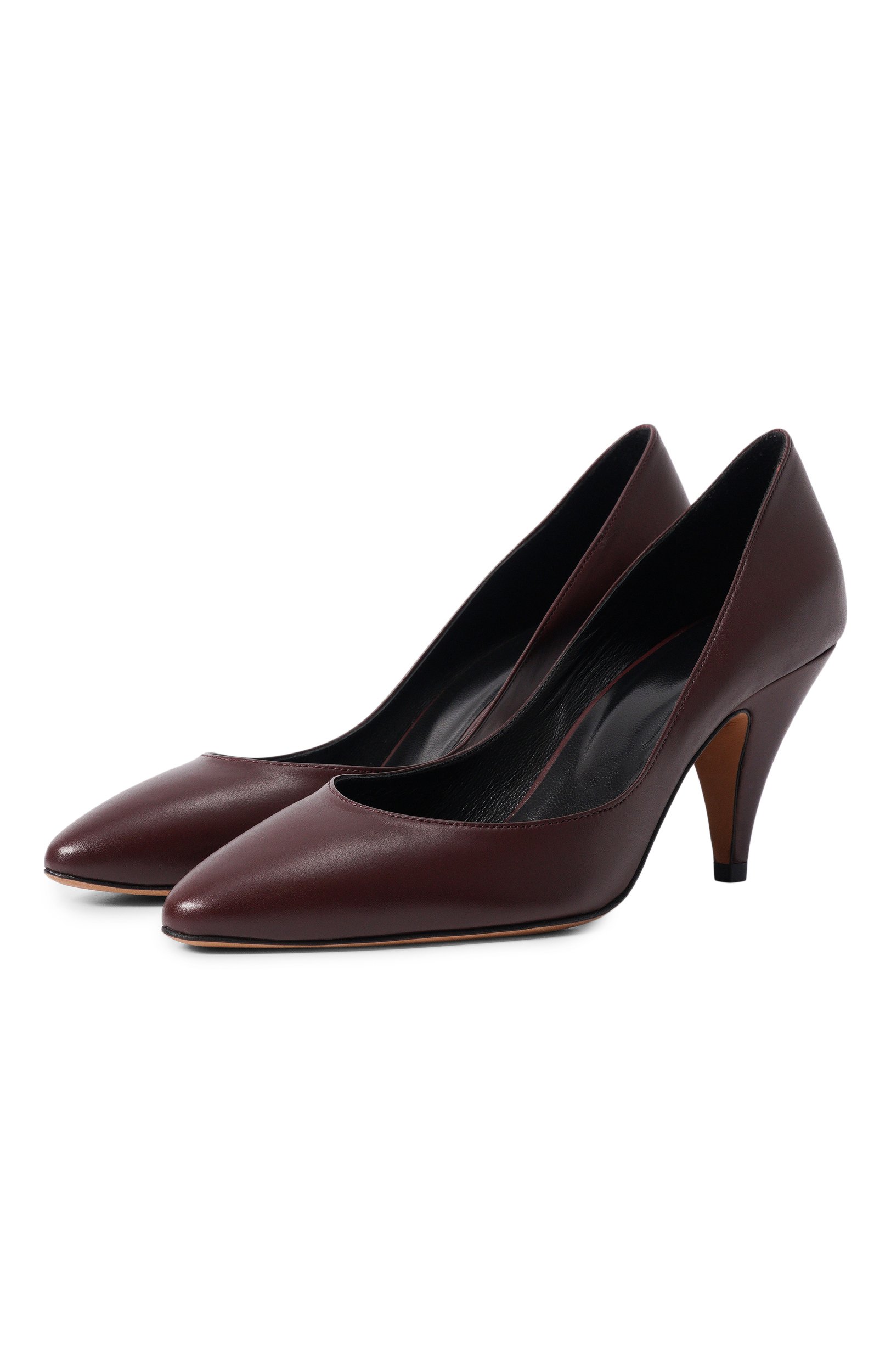 Кожаные туфли haze JUDE бордового цвета по цене 64850 руб., арт. HAZE PUMP/CREASED LEATHER, фото 1 Кожаные туфли haze JUDE, арт. HAZE PUMP/CREASED LEATHER, фото 1