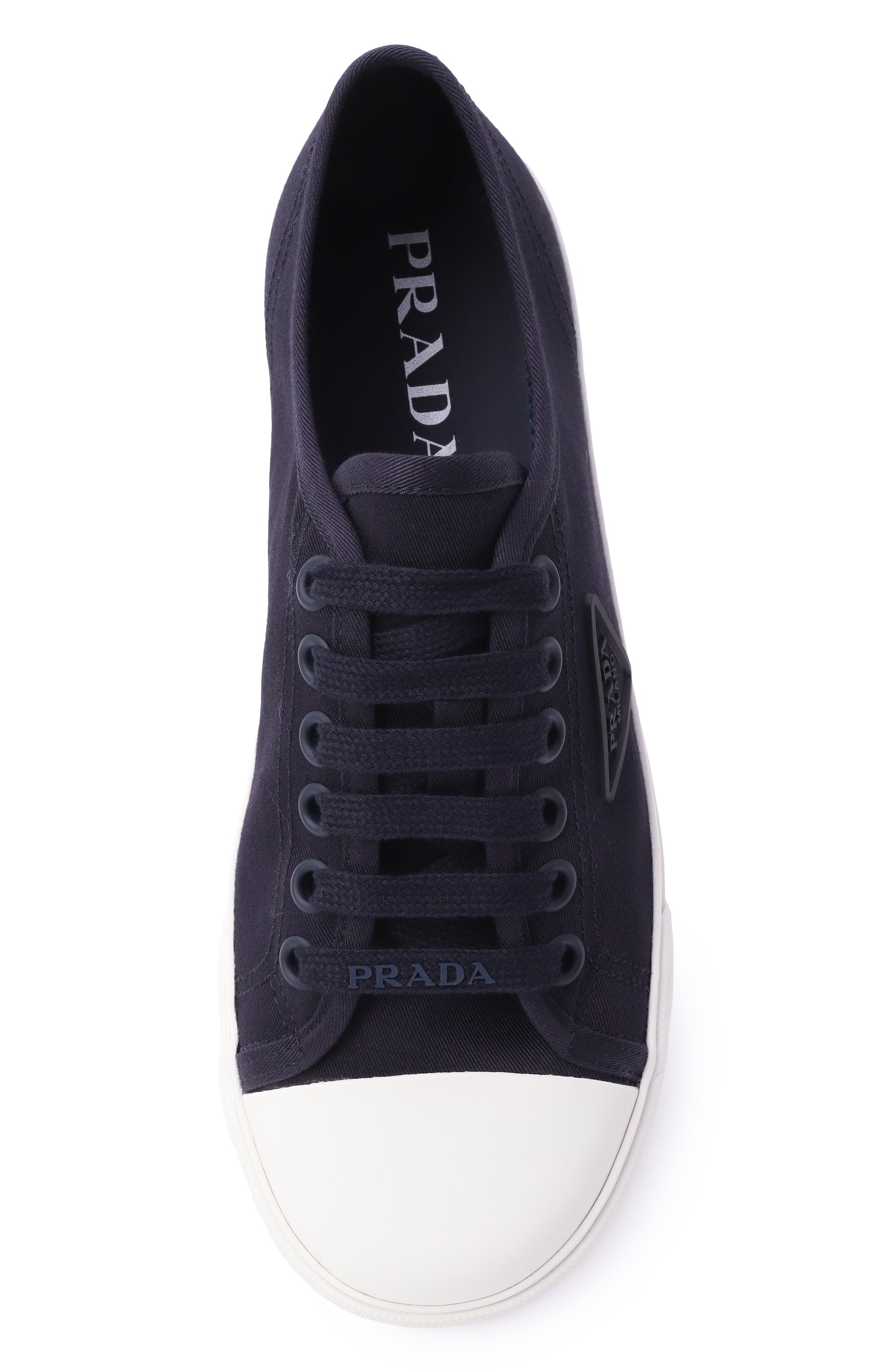 Текстильные кеды PRADA, арт. 1E958N/3T0B, фото 6