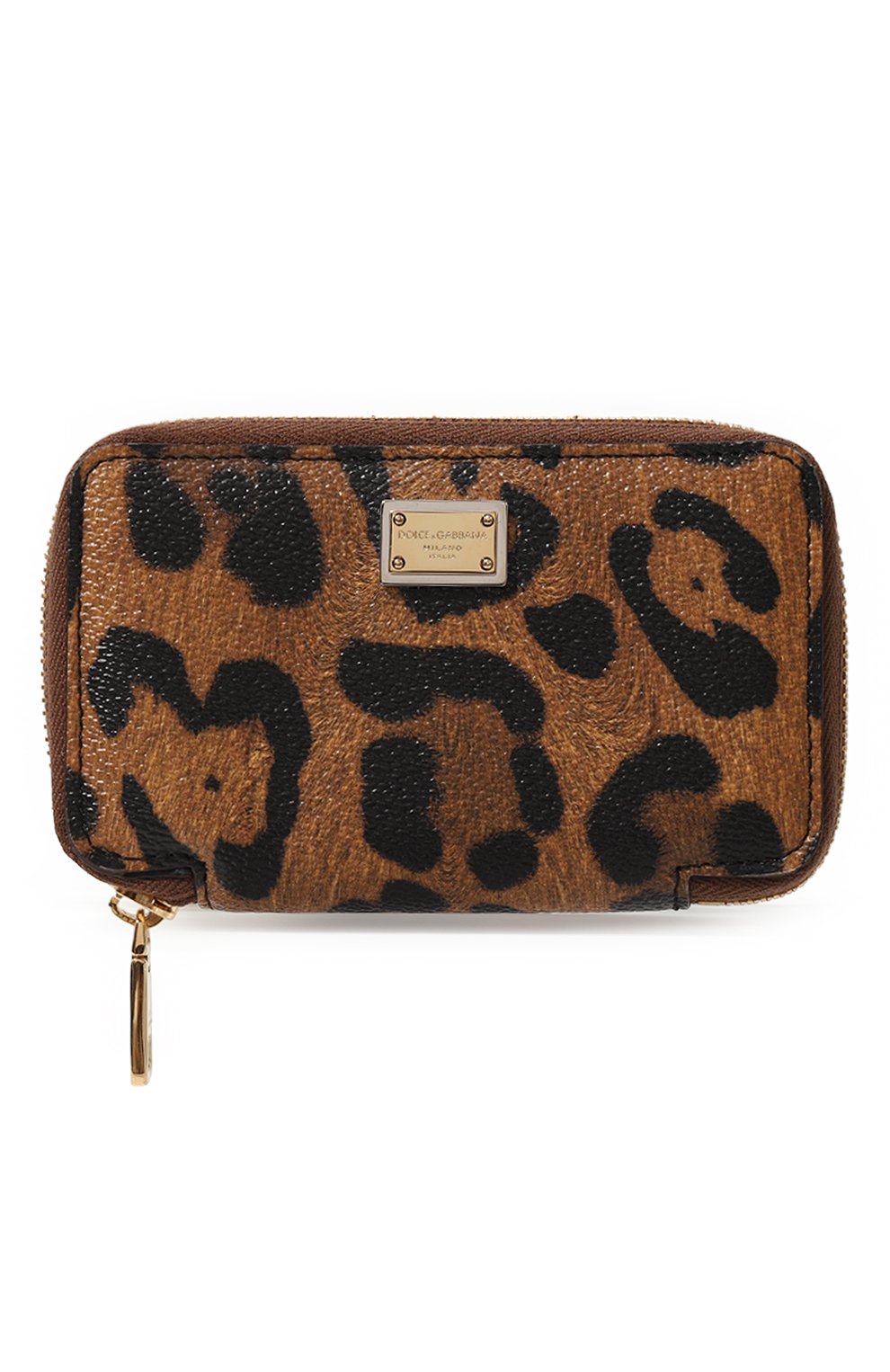 Футляр для ключей DOLCE & GABBANA коричневого цвета по цене 33000 руб., арт. BI1361/AW384, фото 1 Футляр для ключей DOLCE & GABBANA, арт. BI1361/AW384, фото 1