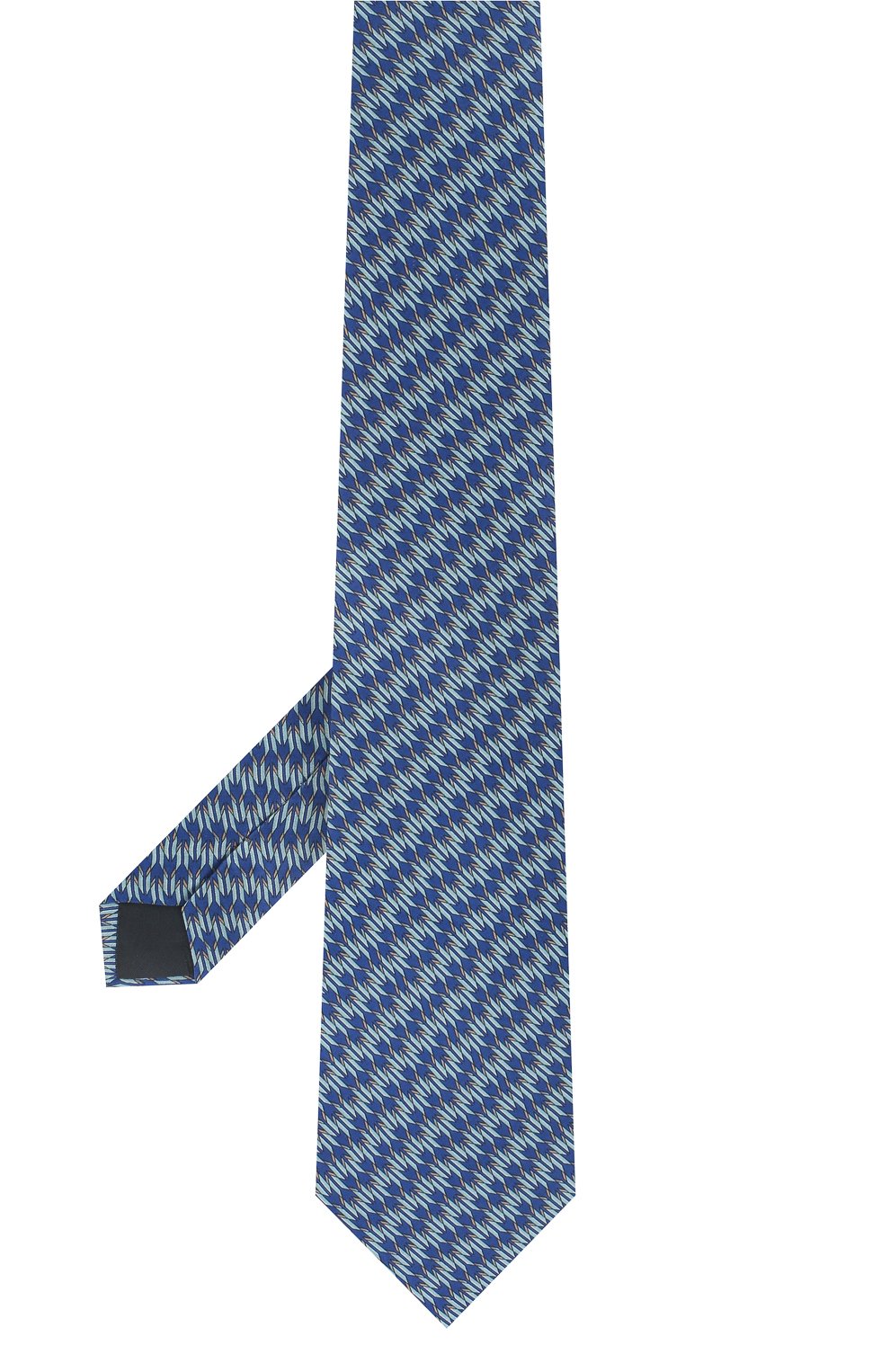 Шелковый галстук LANVIN синего цвета по цене 12600 руб., арт. 2837/TIE, фото 2 Шелковый галстук LANVIN, арт. 2837/TIE, фото 2