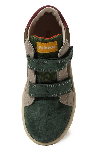 Кожаные кеды FALCOTTO зеленого цвета по цене 9900 руб., арт. 2017846/01/27-29, фото 4 Кожаные кеды FALCOTTO, арт. 2017846/01/27-29, фото 4