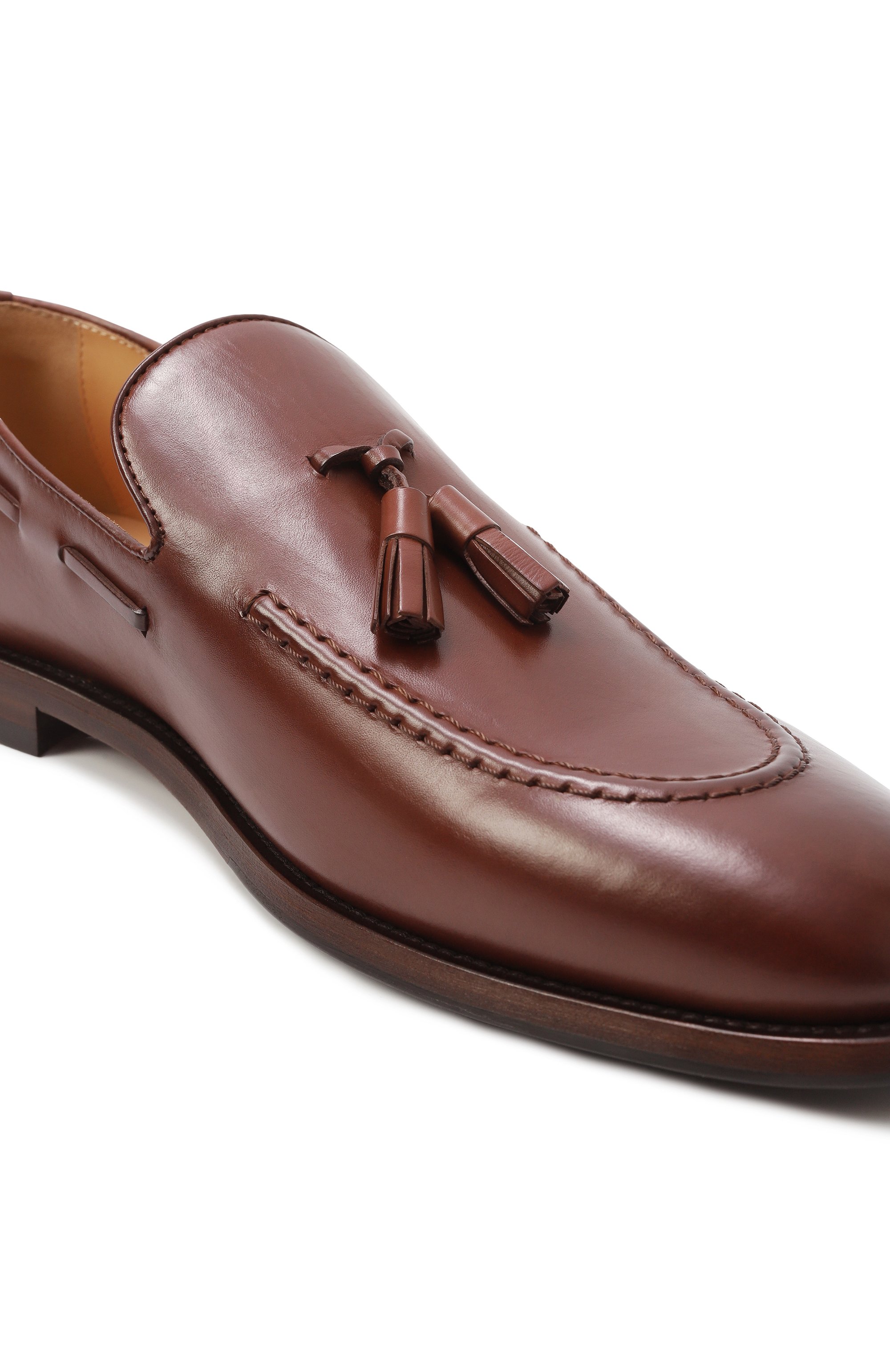 Кожаные лоферы BRUNELLO CUCINELLI, арт. MZUDIPB703, фото 7