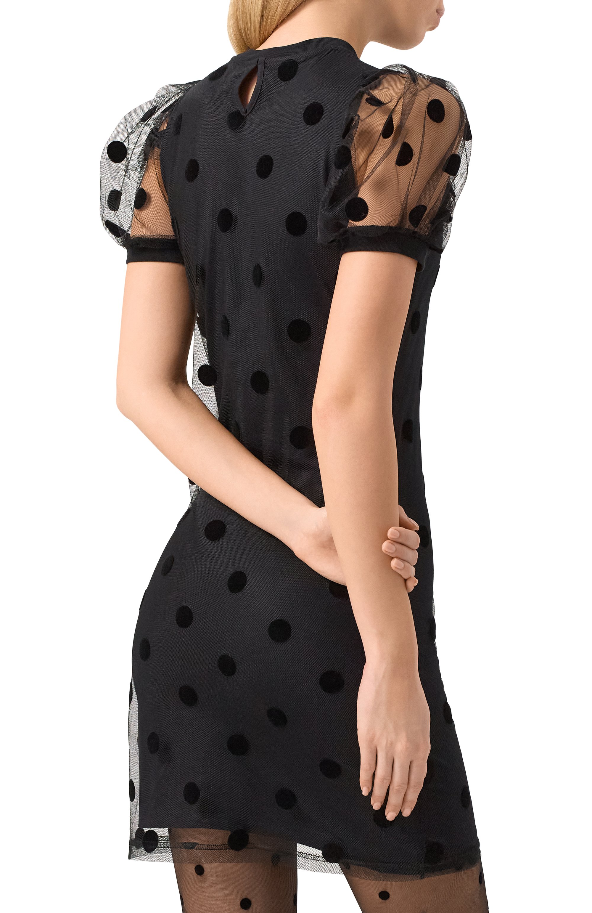 Хлопковое платье NINA RICCI черного цвета по цене 69200 руб., арт. 24AJR0011/C01074, фото 4 Хлопковое платье NINA RICCI, арт. 24AJR0011/C01074, фото 4