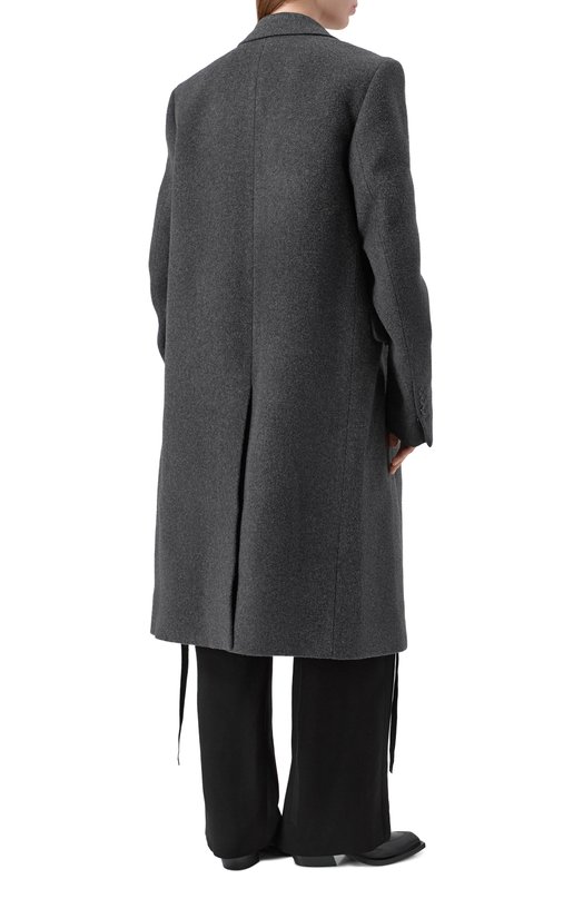 Шерстяное пальто Ann Demeulemeester B0010184/FA510 Серый  B0010184/FA510 Фото 4