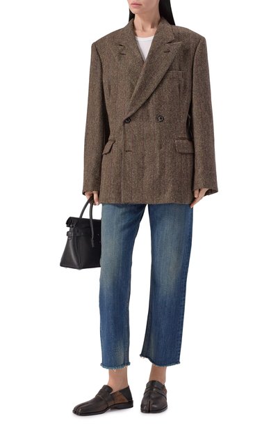 Замшевые пенни-лоферы tabi city MAISON MARGIELA, арт. S39WR0021/P7549, фото 3