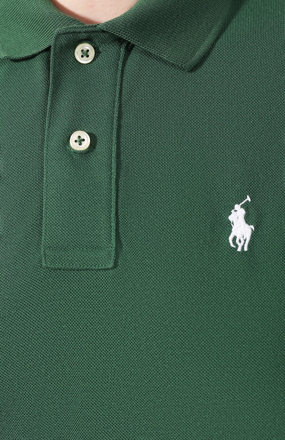 Поло POLO RALPH LAUREN зеленого цвета по цене 13200 руб., арт. 211752594, фото 5 Поло POLO RALPH LAUREN, арт. 211752594, фото 5