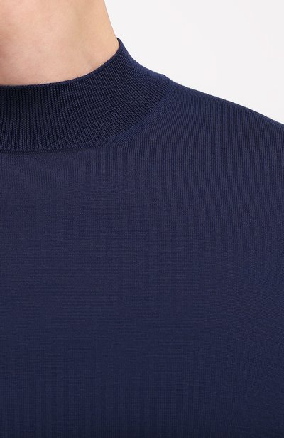 Шерстяная водолазка ANDREA CAMPAGNA темно-синего цвета по цене 25200 руб., арт. 45154/14790, фото 5 Шерстяная водолазка ANDREA CAMPAGNA, арт. 45154/14790, фото 5