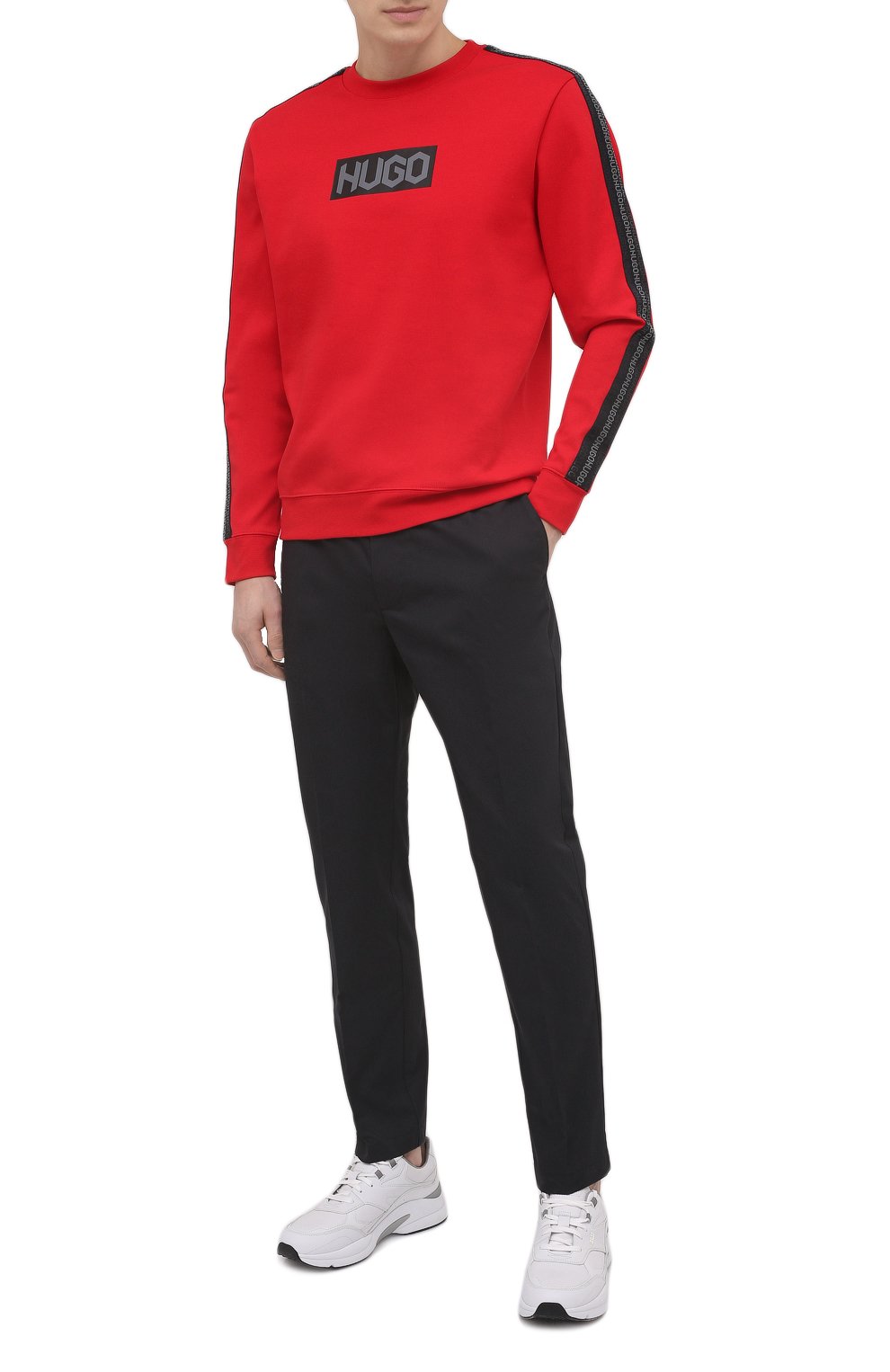 Хлопковый свитшот HUGO, арт. 50448382, фото 2
