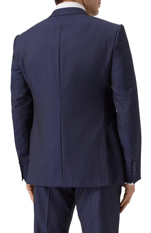Шерстяной пиджак Emporio Armani EM000095/TE13607 Синий  EM000095/TE13607 Фото 6