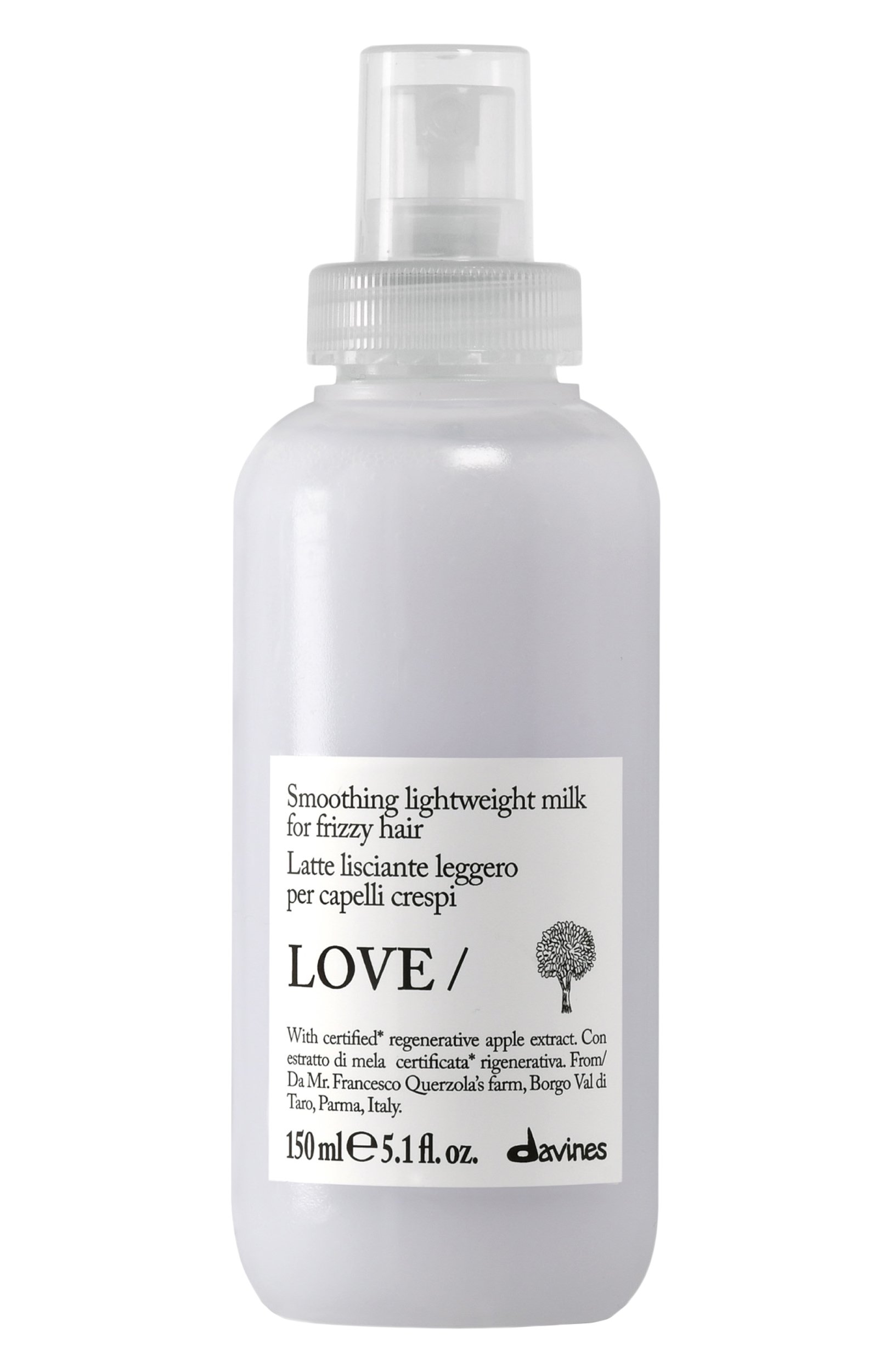 Невесомое молочко для непослушных волос love (150ml) DAVINES, арт. 70013, фото 1