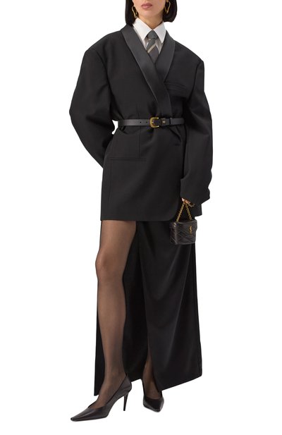 Кожаные туфли doville 75 SAINT LAURENT, арт. 817983/AADF0, фото 2