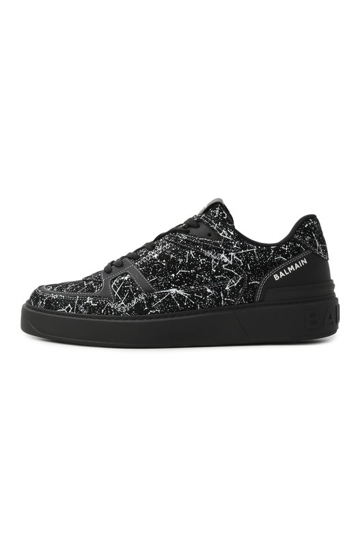 Замшевые кеды B-Court Skate Balmain EM0VI372/LSVG Чёрный  EM0VI372/LSVG Фото 4