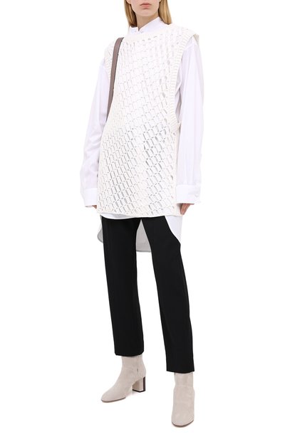 Замшевые ботильоны bleecker на устойчивом каблуке LORO PIANA, арт. FAI2511, фото 2