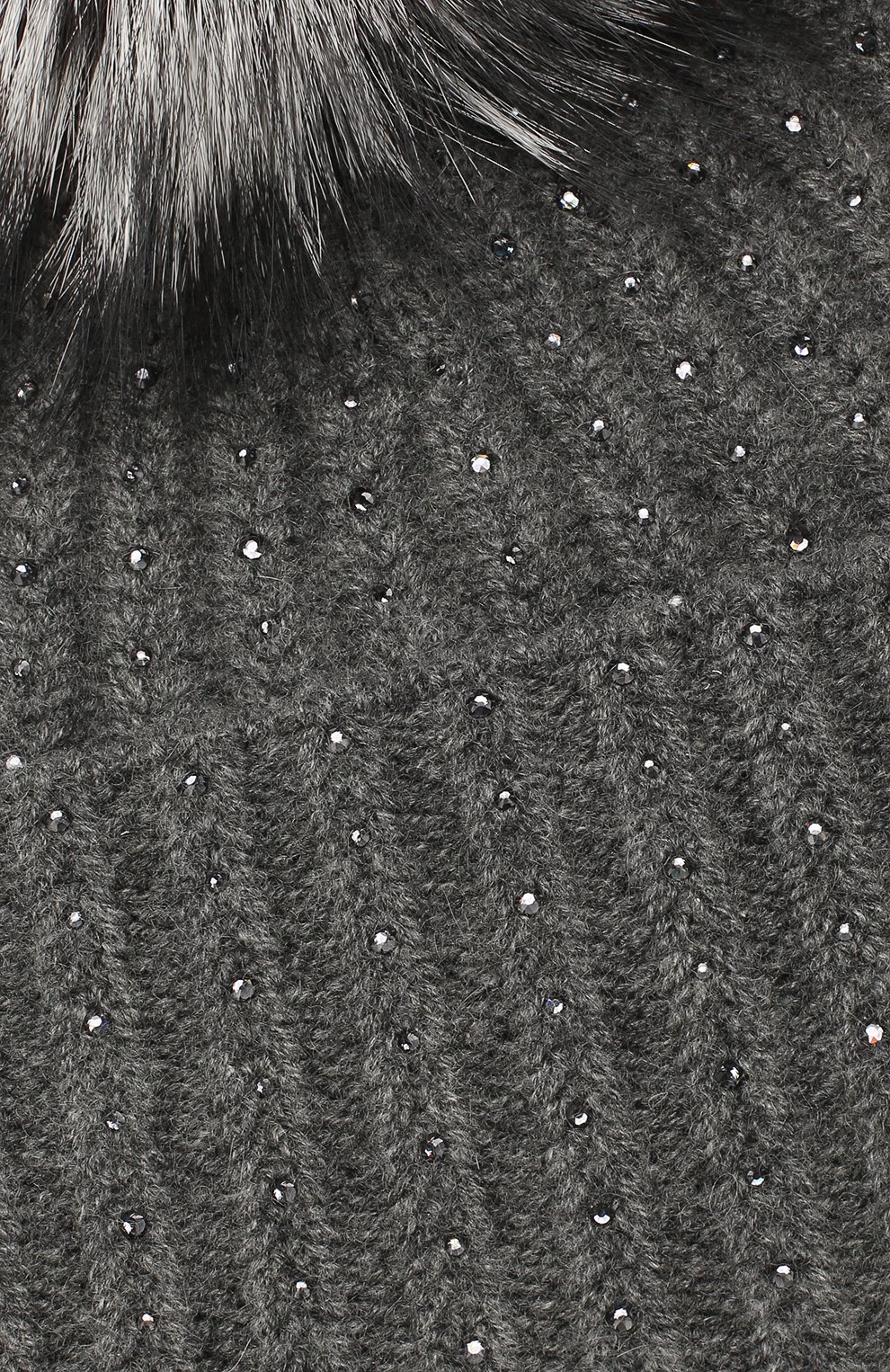 Кашемировая шапка WILLIAM SHARP, арт. A109-2/SILVER F0X NATURAL, фото 3