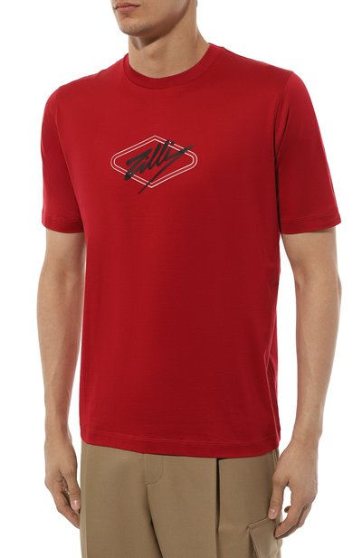 Хлопковая футболка ZILLI, арт. TSR001M0115VEXTV0M, фото 3