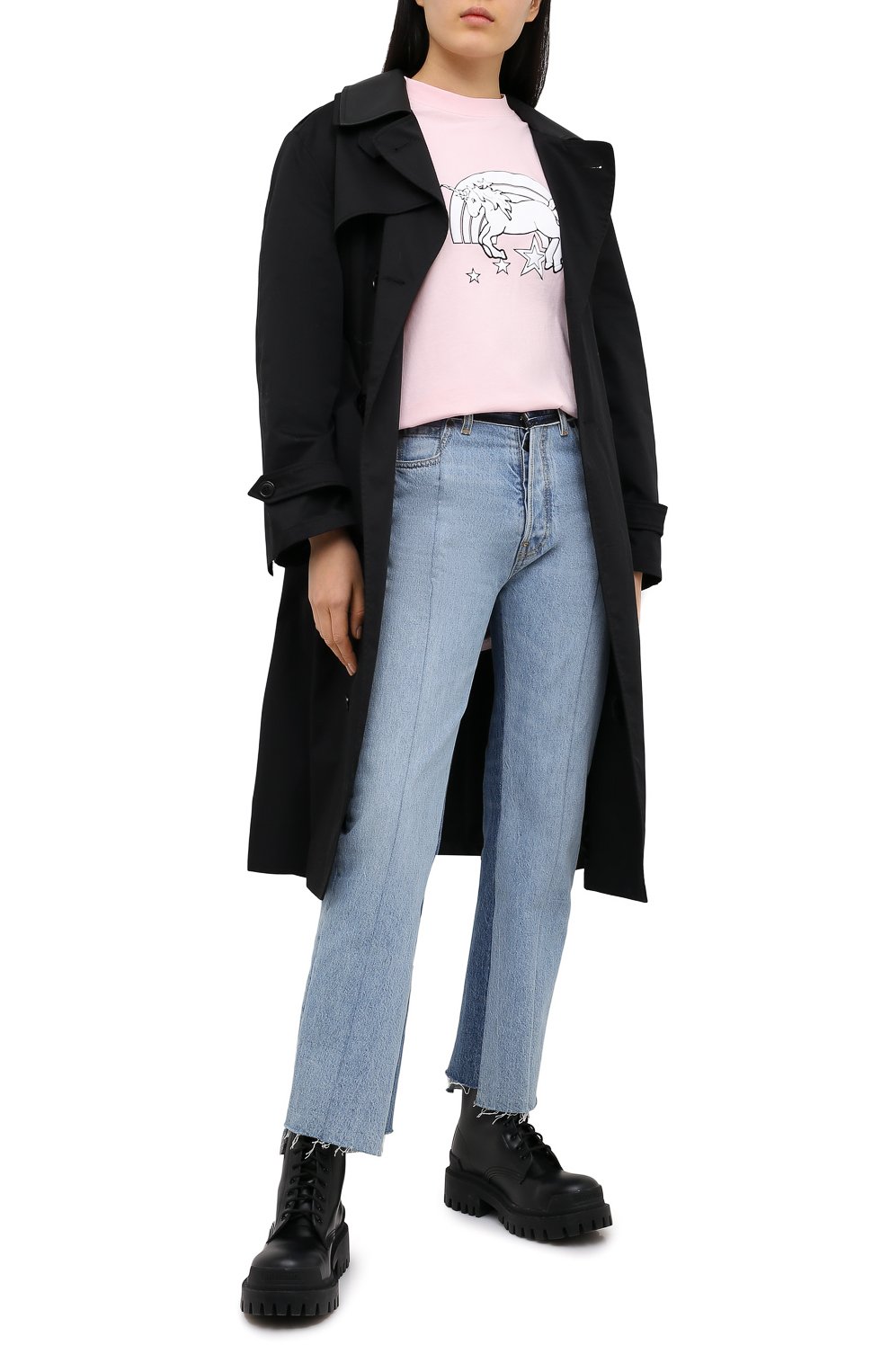 Хлопковая футболка VETEMENTS, арт. UE51TR390P 1600/W, фото 2