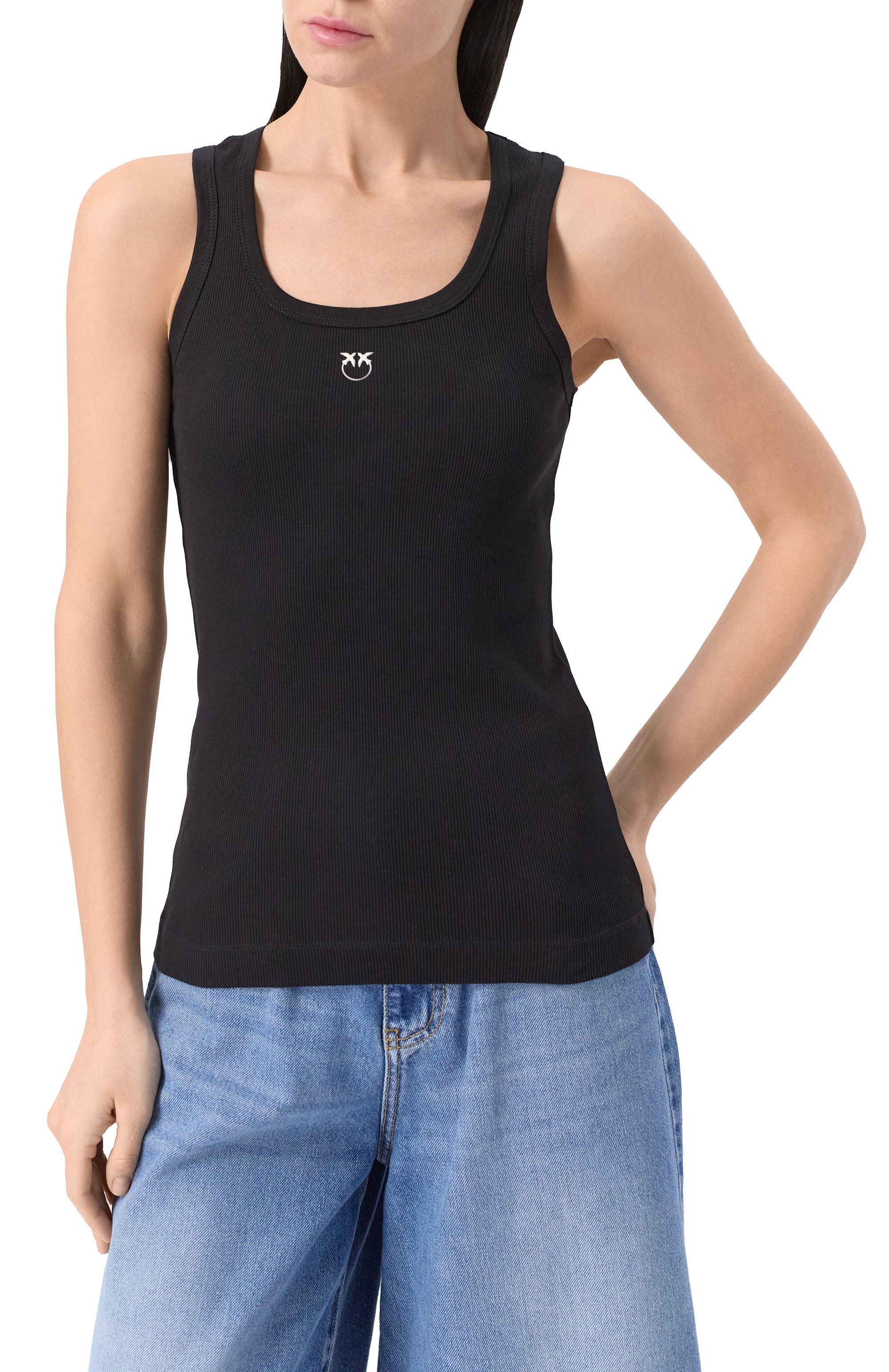 Хлопковая майка PINKO, арт. 100807/A2C1, фото 3