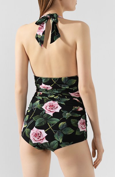 Слитный купальник DOLCE & GABBANA черного цвета по цене 76300 руб., арт. 09A06J/FSGR0, фото 3 Слитный купальник DOLCE & GABBANA, арт. 09A06J/FSGR0, фото 3
