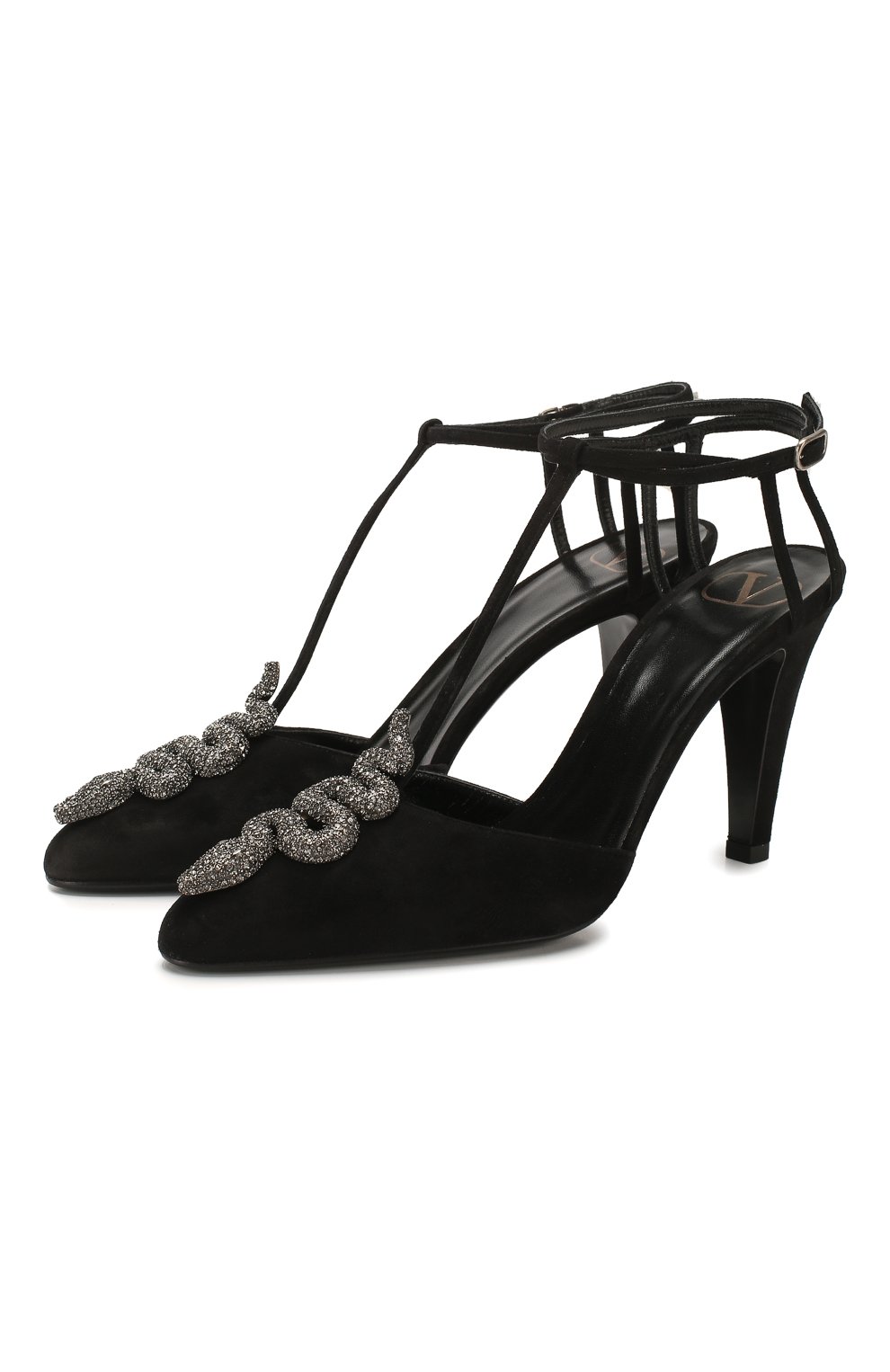 Замшевые туфли maison snake VALENTINO, арт. TW2S0V61/DXL, фото 1