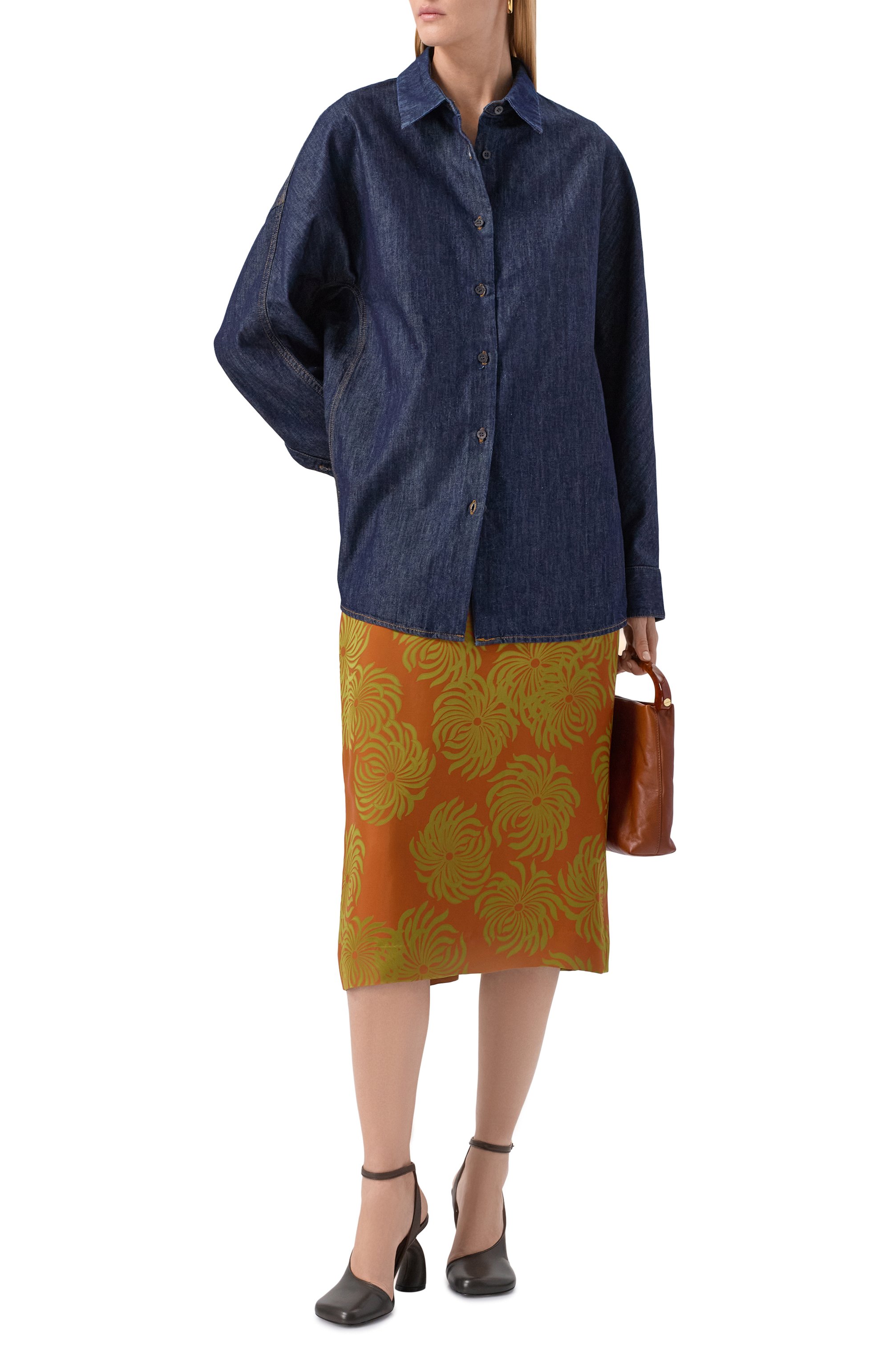 Джинсовая рубашка DRIES VAN NOTEN, арт. 010729-2382-507, фото 2