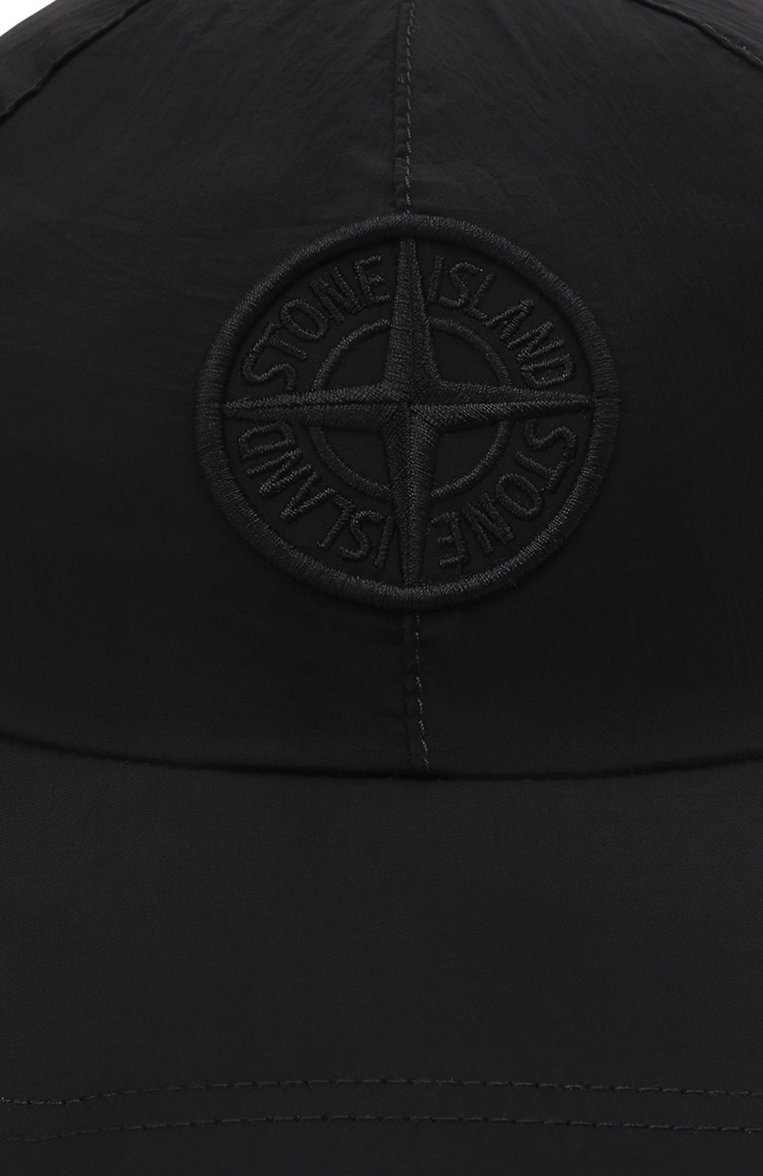 Мужская бейсболка STONE ISLAND черного цвета, арт. 761599576 | Фото 4 (Материал: Синтетический материал, Текстиль; Нос: Не проставлено)