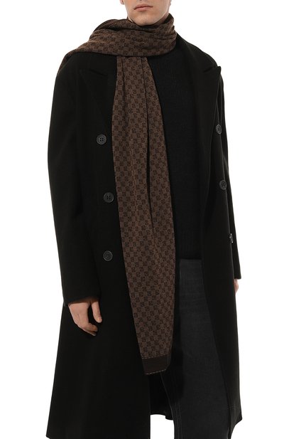 Шерстяной шарф BALMAIN, арт. BH0XG050/KF42, фото 3