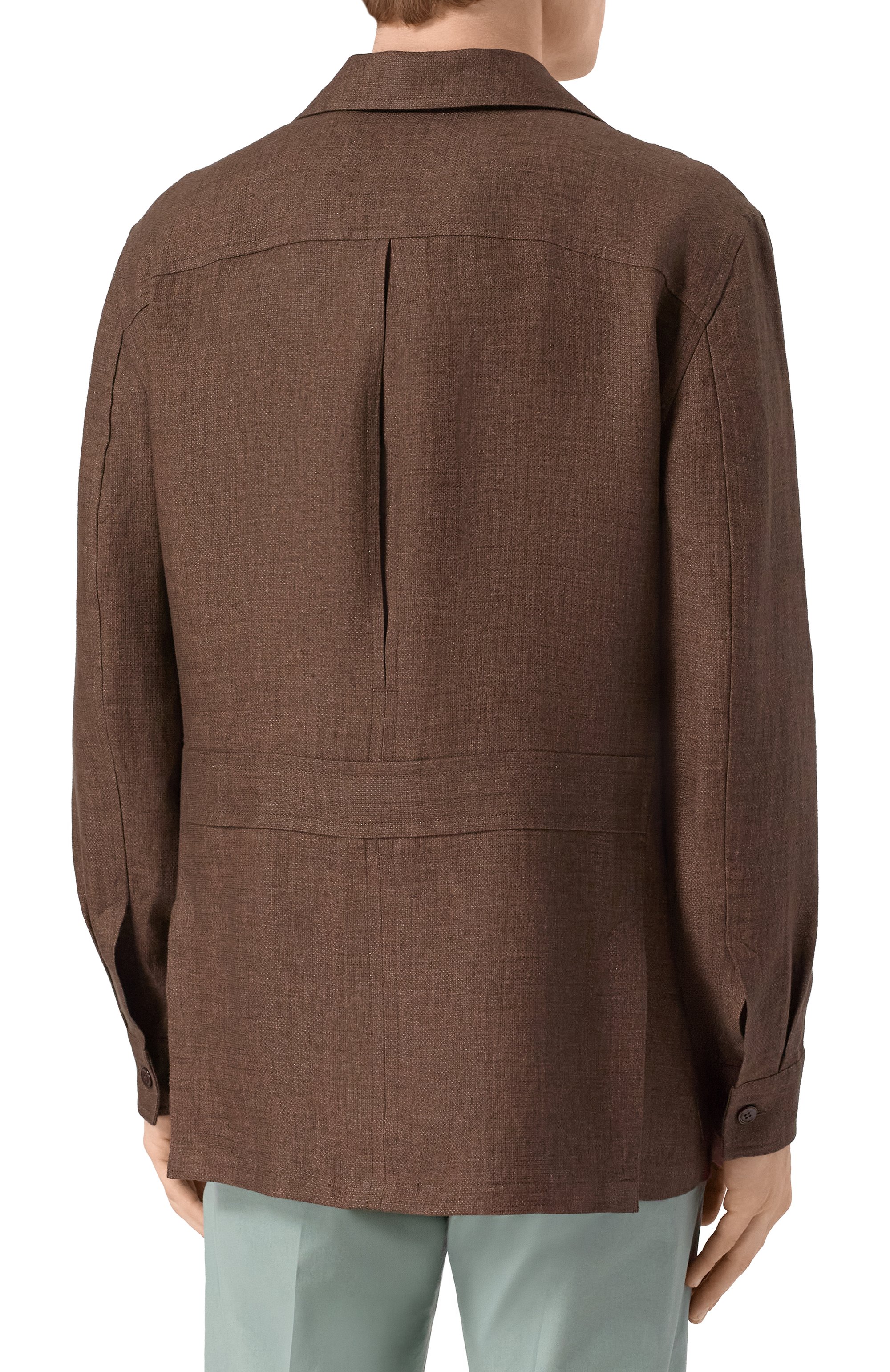 Льняная куртка-рубашка STEFANO RICCI, арт. SP008166/VT0002, фото 4