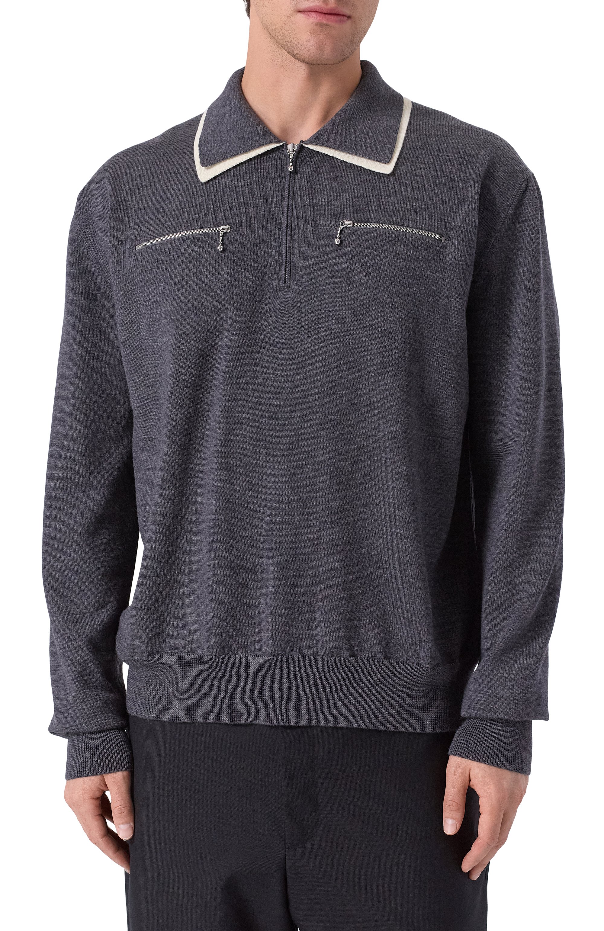 Шерстяное поло JIL SANDER, арт. J22GL0119-J14782, фото 3