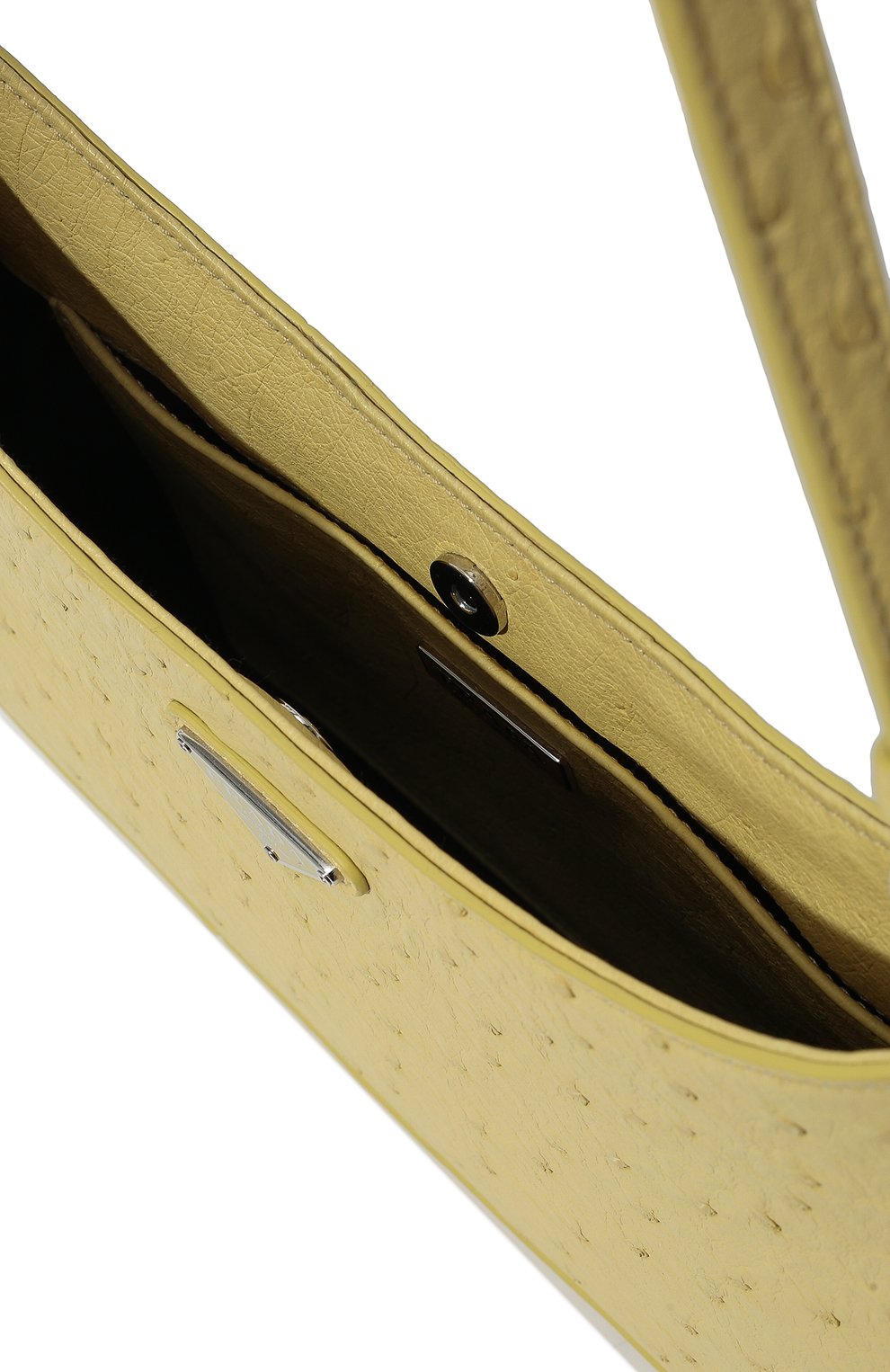 Сумка cleo из кожи страуса PRADA, арт. 1BC499-130-F068X-OOO, фото 5