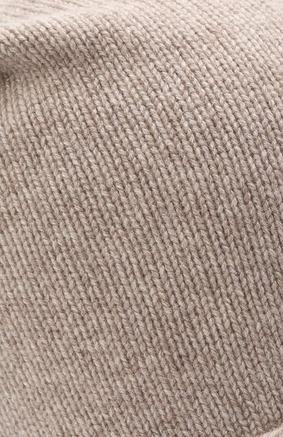 Кашемировая шапка ALLUDE бежевого цвета по цене 9825 руб., арт. 215/11246, фото 3 Кашемировая шапка ALLUDE, арт. 215/11246, фото 3