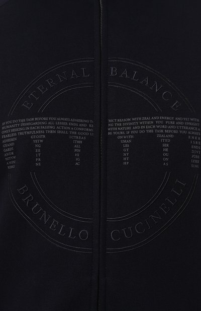 Хлопковая толстовка BRUNELLO CUCINELLI, арт. MM8363130G, фото 5