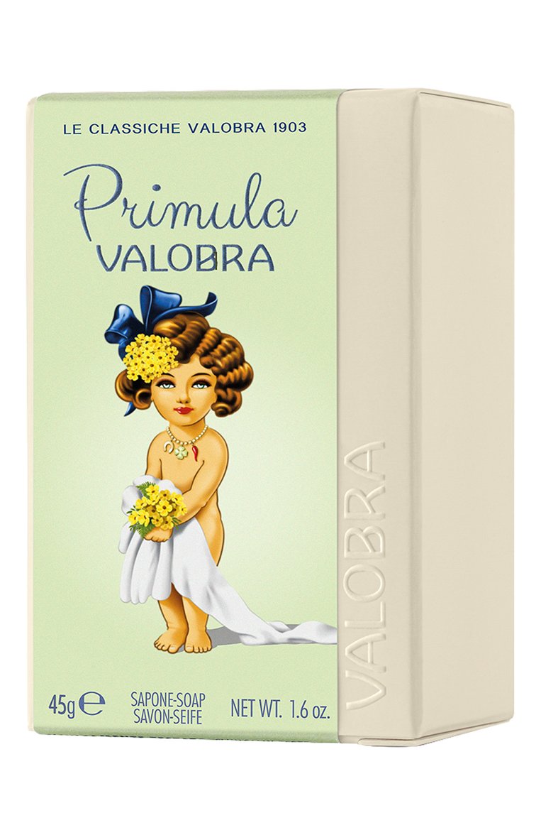 Твердое туалетное мыло primula (45g) VALOBRA бесцветного цвета, арт. 403023 | Фото 3 (Региональные ограничения белый список (Axapta Mercury): Не проставлено; Нос: Не проставлено; Назначение: Для тела; Тип продукта: Мыло)