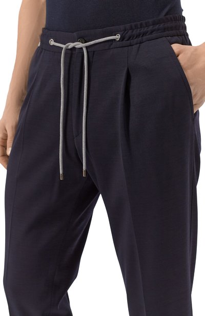 Брюки из шерсти и хлопка CORNELIANI, арт. 254L19-2518800, фото 5