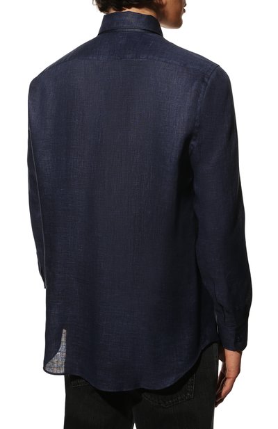 Льняная рубашка ZILLI, арт. MFX-84063-G13711/ZSJEAN, фото 4