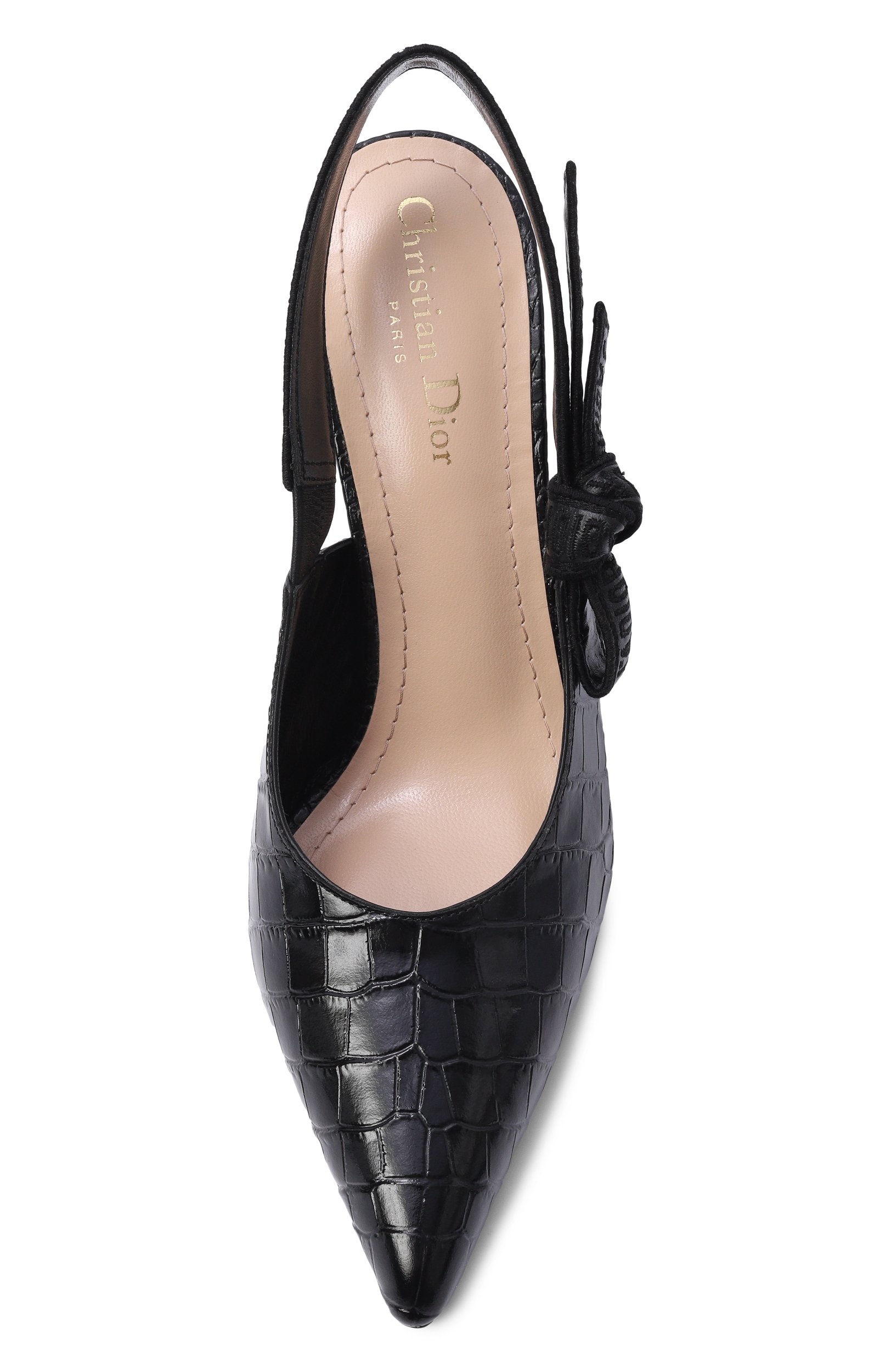 Кожаные туфли j'adior DIOR черного цвета по цене 144500 руб., арт. KCV440PDE, фото 6 Кожаные туфли j'adior DIOR, арт. KCV440PDE, фото 6