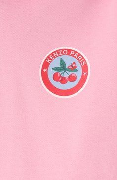 Детский хлопковая толстовка KENZO розового цвета, арт. K60987 | Фото 3 (Материал внешний: Хлопок; Рукава: Длинные; Материал сплава: Проставлено; Драгоценные камни: Проставлено; Материал подклада: Хлопок; Девочки Кросс-КТ: Толстовка-одежда, Толстовка-спорт; Ростовка одежда: 3 года | 98 см, 5 лет | 110 см, 7 лет | 122 см, 9 лет | 134 см, 12 лет | 152 см)